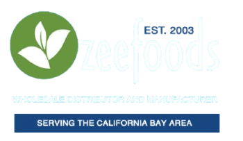 Logo of Zeefood, a California-based seafood wholesaler and manufacturer.