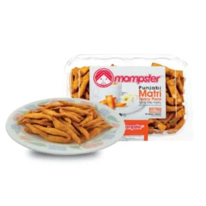 Momster rice crackers in a bowl and pack.