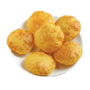 A plate of golden, crispy fried snacks.